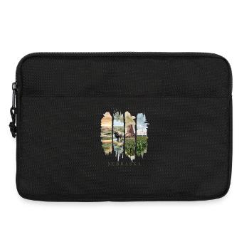 Nebraska Urlaub Travel – Weite & Prärie Motiv - Laptoptasche 13" - Schwarz - Vorne