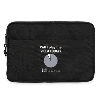 Bratsche Viola Playing Today Musiker - Laptoptasche 13" - Schwarz - Vorne