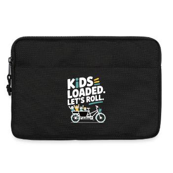 Kids Loaded Lets Roll Lastenrad - Laptoptasche 13" - Schwarz - Vorne