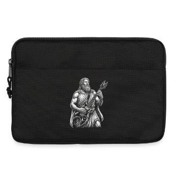 Zeus spielt Gitarre - Laptoptasche 13" - Schwarz - Vorne