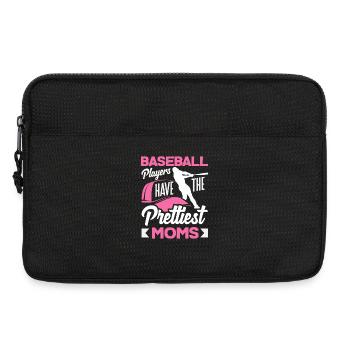 Baseball players have the most beautiful moms - Laptop bag 13" - black - Front