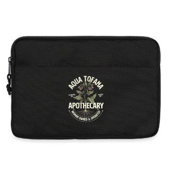 Aqua Tofana Apothecary Vintage True Crime - Laptop bag 13" - black - Front