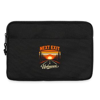 Prochaine sortie Inconnue | Road trip - Sacoche pour ordinateur portable 13 pouces - noir - Devant