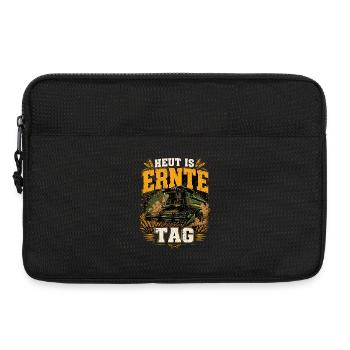  Heut Is Ernte Tag Mähdrescher Bauer Spruch Für - Laptoptasche 13" - Schwarz - Vorne