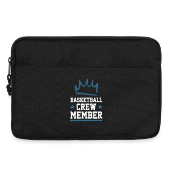 Équipe de basket-ball - Sacoche pour ordinateur portable 13 pouces - noir - Devant