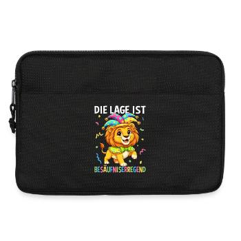 Die Lage Ist Besäufniserregend - Laptoptasche 13" - Schwarz - Vorne