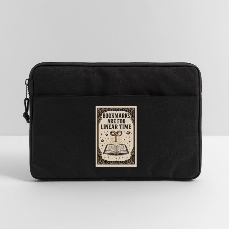 Linear Time Bookmarks | Sci-Fi Book Laptop bag 13"