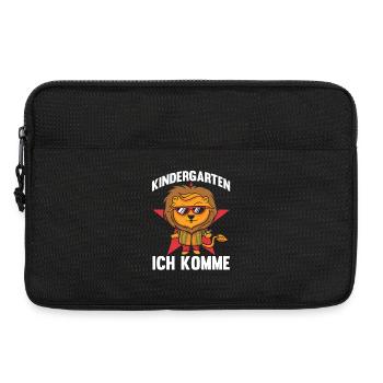 Kita Erste Klasse Löwe Schüler Kindergarten - Laptoptasche 13" - Schwarz - Vorne