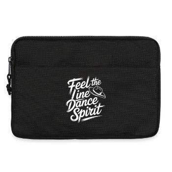 Spüre den Line Dance Spirit - Laptoptasche 13" - Schwarz - Vorne