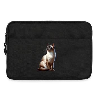 Siamkatze - Laptoptasche 13" - Schwarz - Vorne