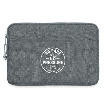 No Pace No Pressure - Laptop bag 13" - heather grey - Front