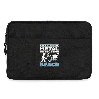 Prefer Probing On The Beach Metal Detector - Laptop bag 13" - black - Front