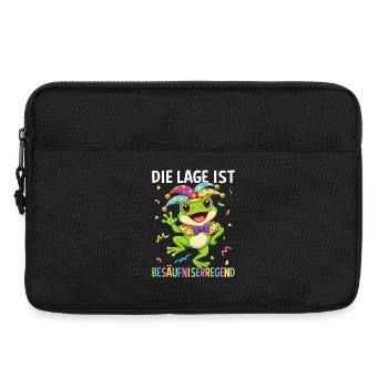 Die Lage Ist Besäufniserregend - Laptoptasche 13" - Schwarz - Vorne