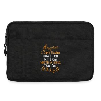 sänger musiklehrer musik sängerin chor - Laptoptasche 13" - Schwarz - Vorne