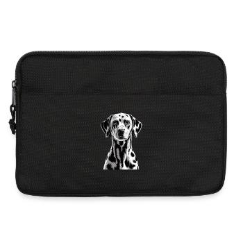 Dalmatian - Laptop bag 13" - black - Front