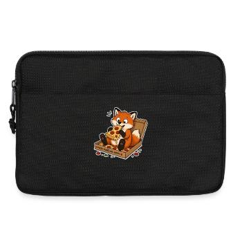 Pizza Fuchs Glück - Laptop bag 13" - black - Front