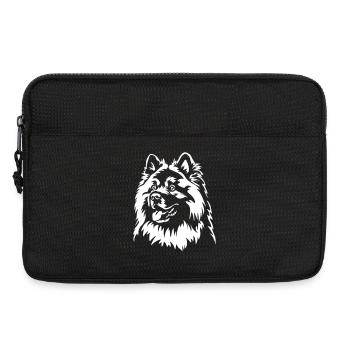 Eurasier Head « Édition Noire » - Sacoche pour ordinateur portable 13 pouces - noir - Devant