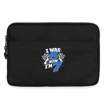 From 6 to 7 Comic Birthday - Laptop bag 13" - black - Front