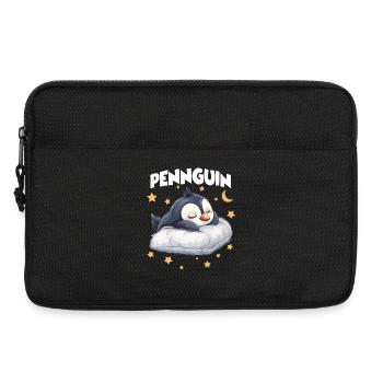 Pennguin Penguin Pajama Morning Grouch Late Riser - Laptop bag 13" - black - Front