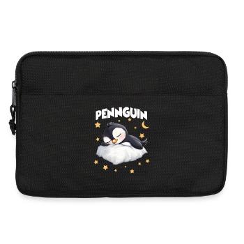 Pennguin Penguin Pajama Tired Morning Grouch Langschl - Laptop bag 13" - black - Front