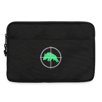 Schwein Jagd Jäger Jagen Wildschwein - Laptoptasche 13" - Schwarz - Vorne