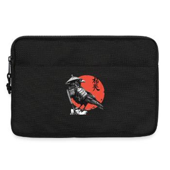 Raven Samurai in Red Sun - Laptop bag 13" - black - Front