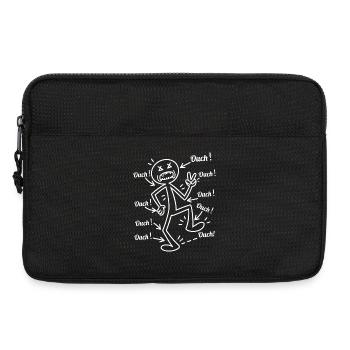 Humor Santé – J'ai pain tout ouch - Laptoptasche 13" - Schwarz - Vorne