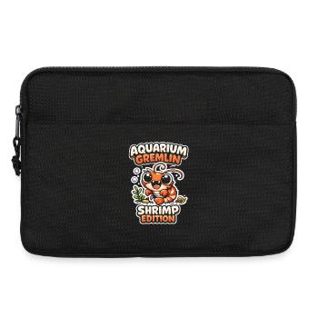 Aquarium-Gremlin | Garnelen Hobby - Laptoptasche 13" - Schwarz - Vorne