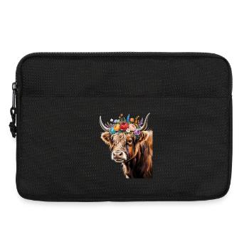 Kuh - Laptoptasche 13" - Schwarz - Vorne