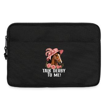 Thoroughbred Derby Horse Racing Racetrack - Laptop bag 13" - black - Front