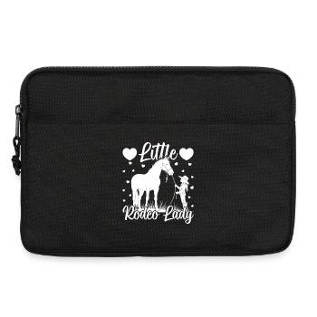 Rodeo Horse Riding Little Rodeo Lady Cowboy - Laptop bag 13" - black - Front