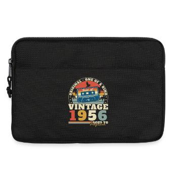 1956 Vintage Retro Birthday Gift - Laptop bag 13" - black - Front