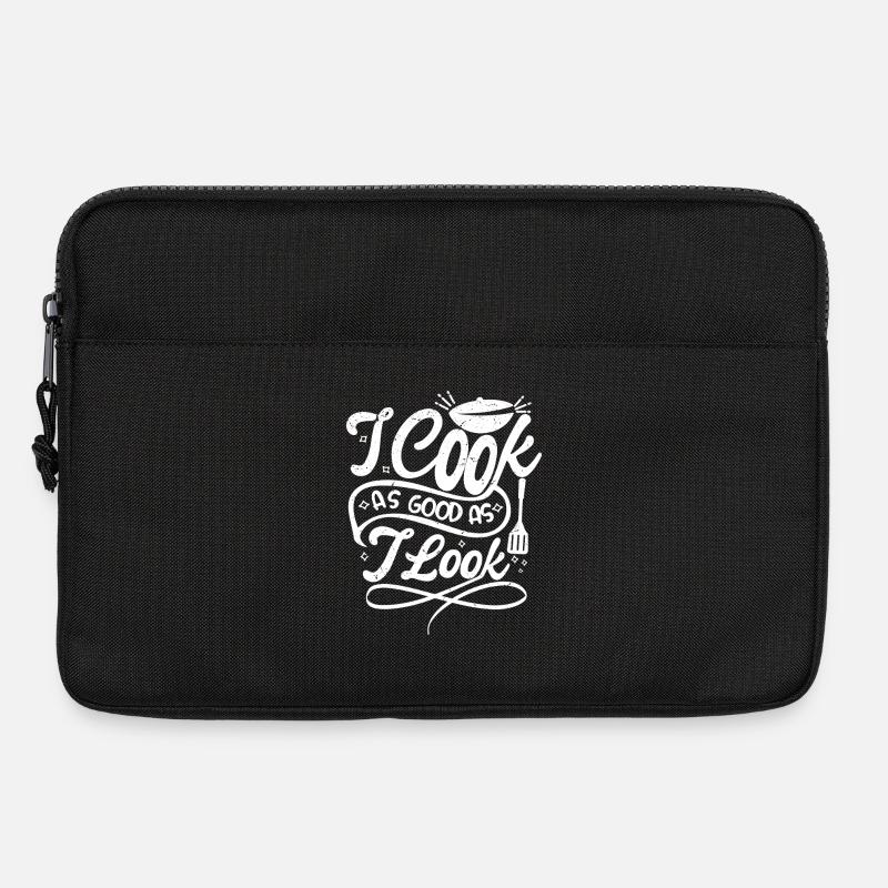 I cook as good as I look - Laptoptasche 13" - Schwarz