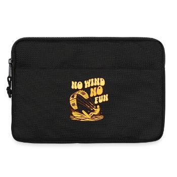 No Wind No Fun - Laptoptasche 13" - Schwarz - Vorne