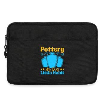 Cadeaux pour les potiers Poterie Sale habitude - Sacoche pour ordinateur portable 13 pouces - noir - Devant