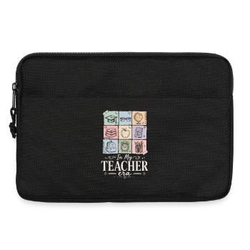 Lehrerin Teacher Era Schule Shirt - Laptoptasche 13" - Schwarz - Vorne