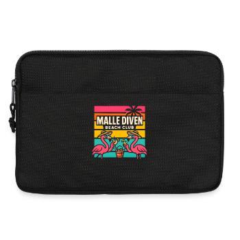 Malle Diven Beach Club Flamingo Mallorca Party - Sacoche pour ordinateur portable 13 pouces - noir - Devant