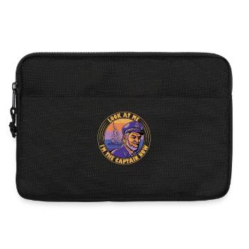 Regarde-moi, je suis le capitaine maintenant Sailor Sail Crew - Sacoche pour ordinateur portable 13 pouces - noir - Devant