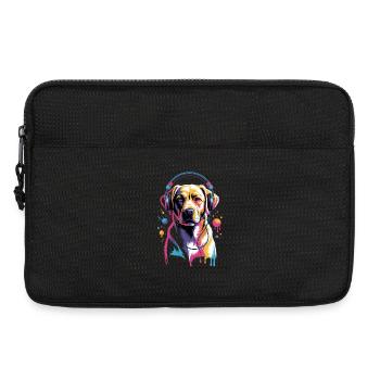 Labrador Headphones - Laptop bag 13" - black - Front