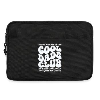 Cool Dads Club - Papa Vatertag Geschenk - Laptoptasche 13" - Schwarz - Vorne