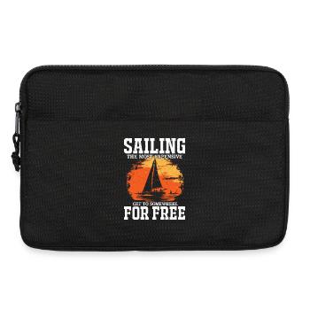 Sailing The Most Expensive Way Sailor Sail Captain - Laptoptasche 13" - Schwarz - Vorne