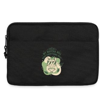 Mein Matcha wird alles gut machen, Neko Café - Laptoptasche 13" - Schwarz - Vorne
