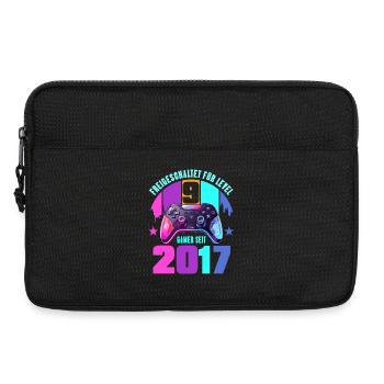 9. Geburtstag Junge Mädchen - Laptoptasche 13" - Schwarz - Vorne