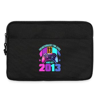 13. Geburtstag Junge Mädchen - Laptoptasche 13" - Schwarz - Vorne