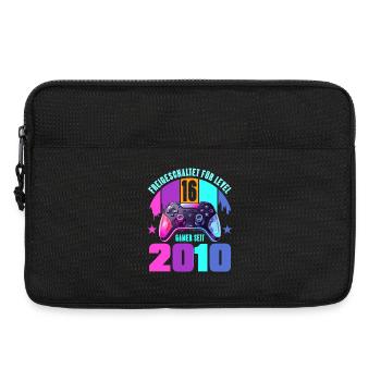 16. Geburtstag Junge Mädchen - Laptoptasche 13" - Schwarz - Vorne