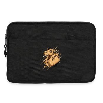 Camel Cartoon Splash - Laptop bag 13" - black - Front