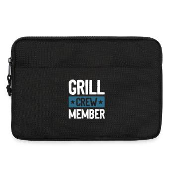 Grill Crew - Laptoptasche 13" - Schwarz - Vorne