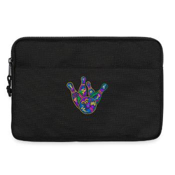 Bowler Kids Men Boys Colorful Bowling - Laptop bag 13" - black - Front
