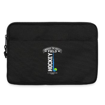 Motivation dans le hockey sur gazon, déclaration d’effort - Sacoche pour ordinateur portable 13 pouces - noir - Devant