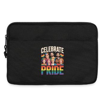 Celebrate Pride LGBTQ Regenbogen - Laptoptasche 13" - Schwarz - Vorne